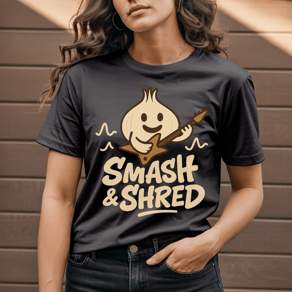 Smash & Shred Garlic Guitar T-Shirt
