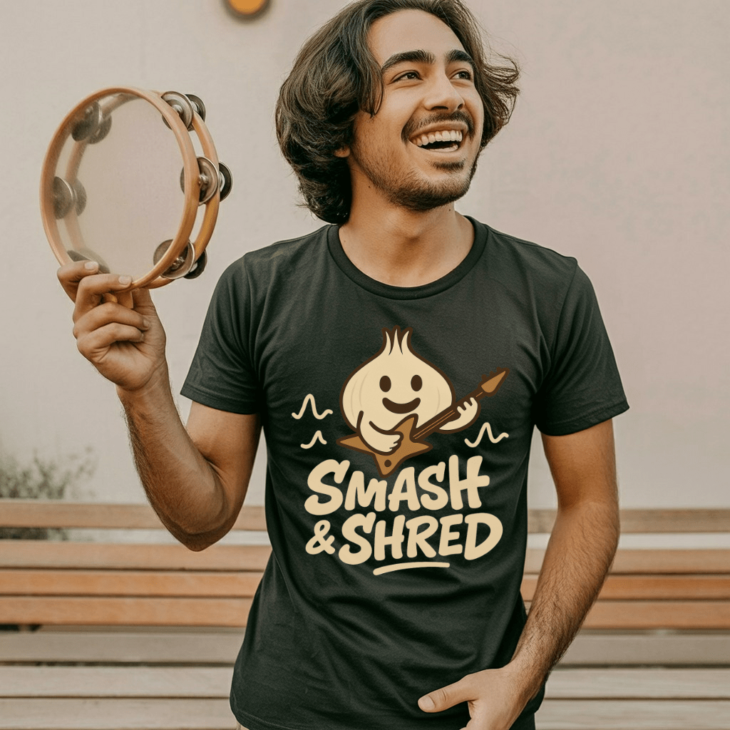 Smash & Shred Garlic Guitar T-Shirt