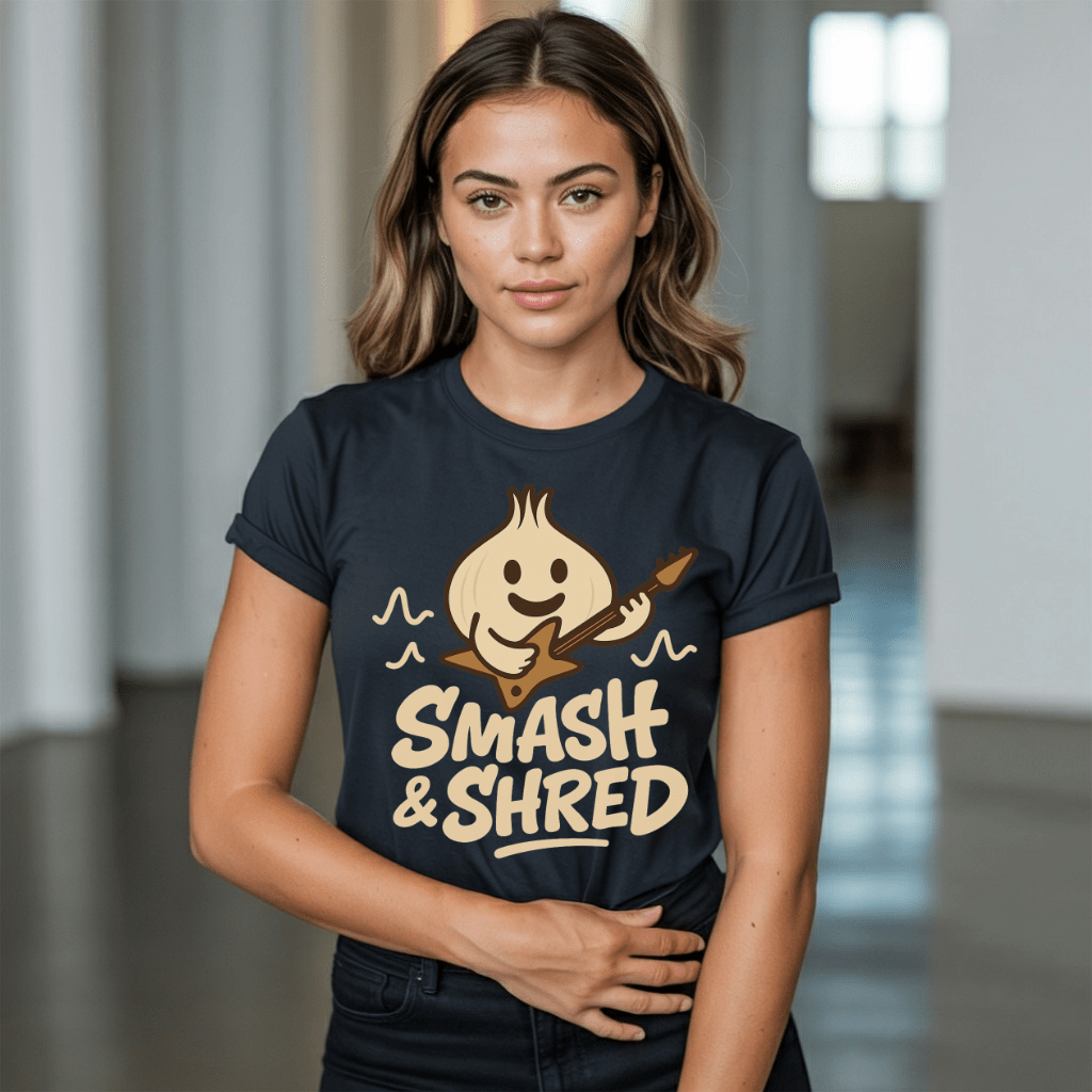 Smash & Shred Garlic Guitar T-Shirt