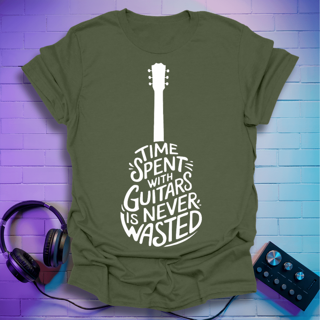 Time Spent with Guitars T-shirt