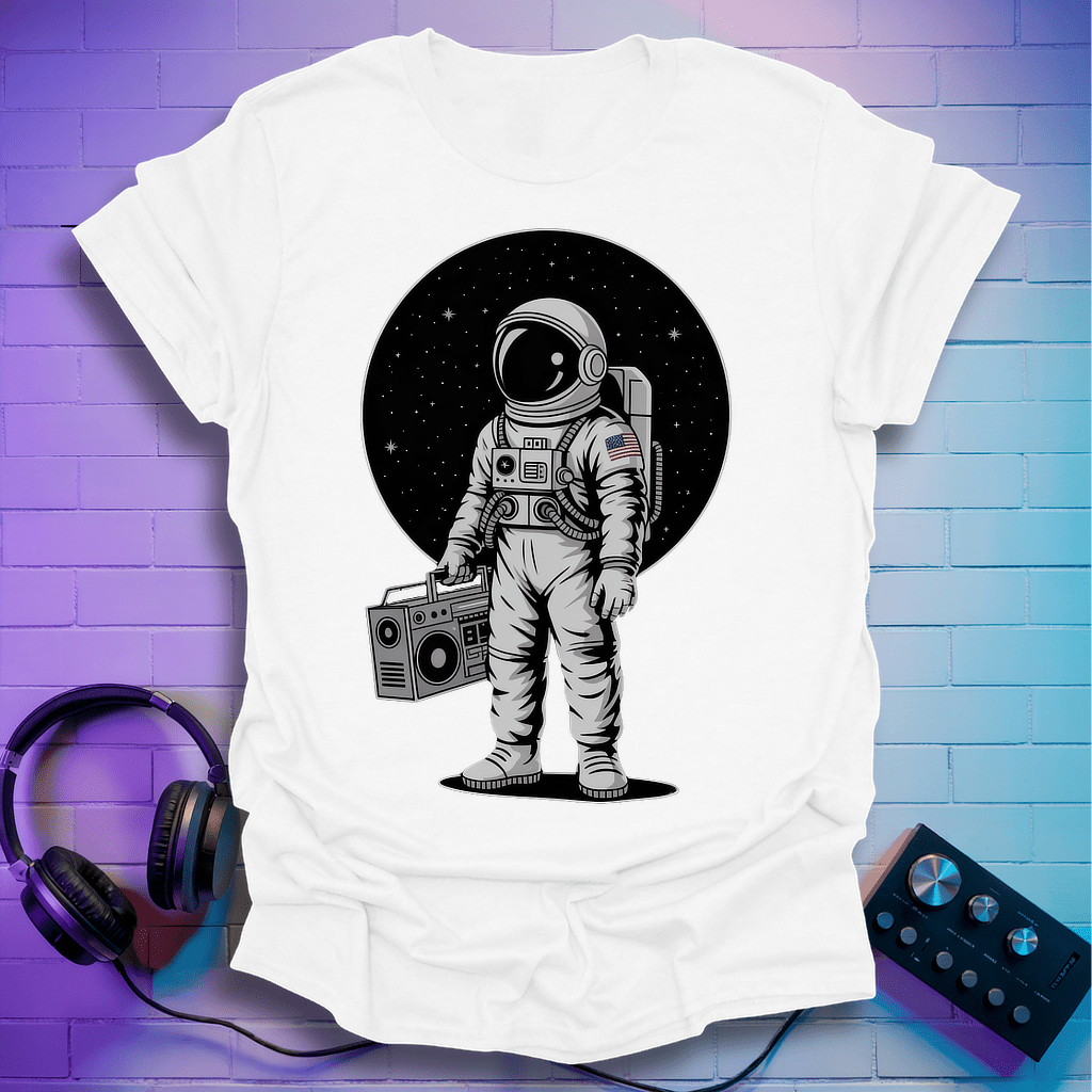 Boom Box Astronaut T-Shirt