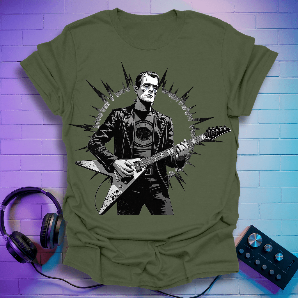 Frankenstein Goes Metal T-Shirt