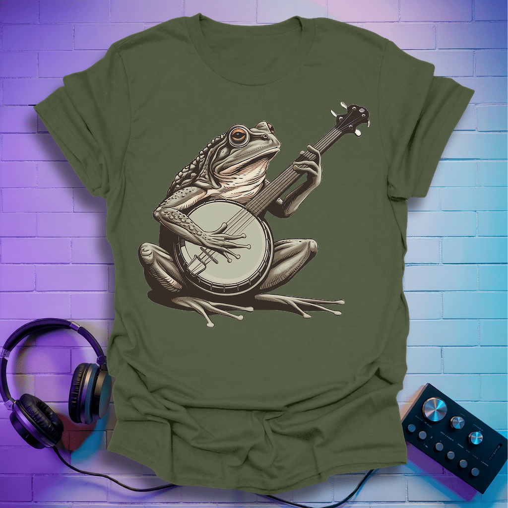 Banjo Hillbilly Frog T-Shirt