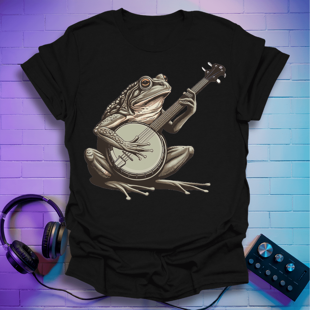 Banjo Hillbilly Frog T-Shirt