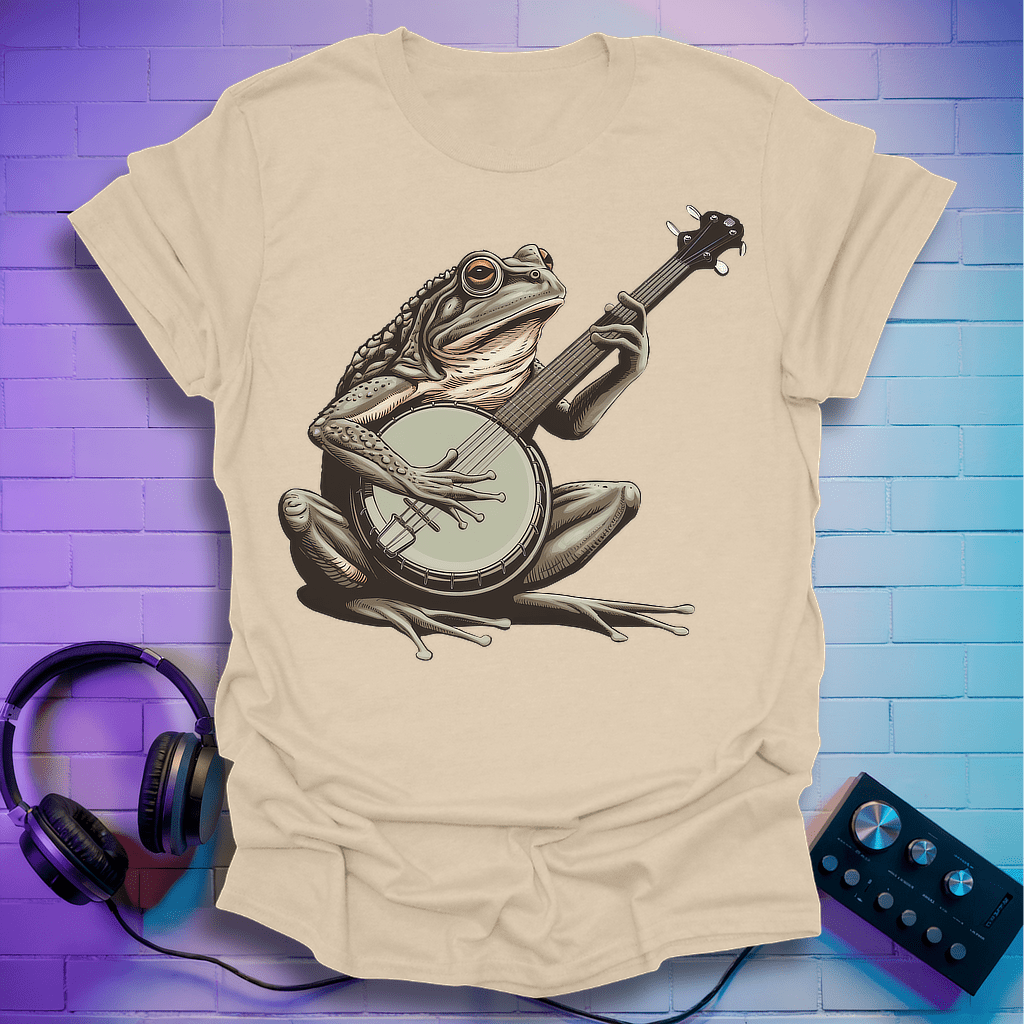 Banjo Hillbilly Frog T-Shirt