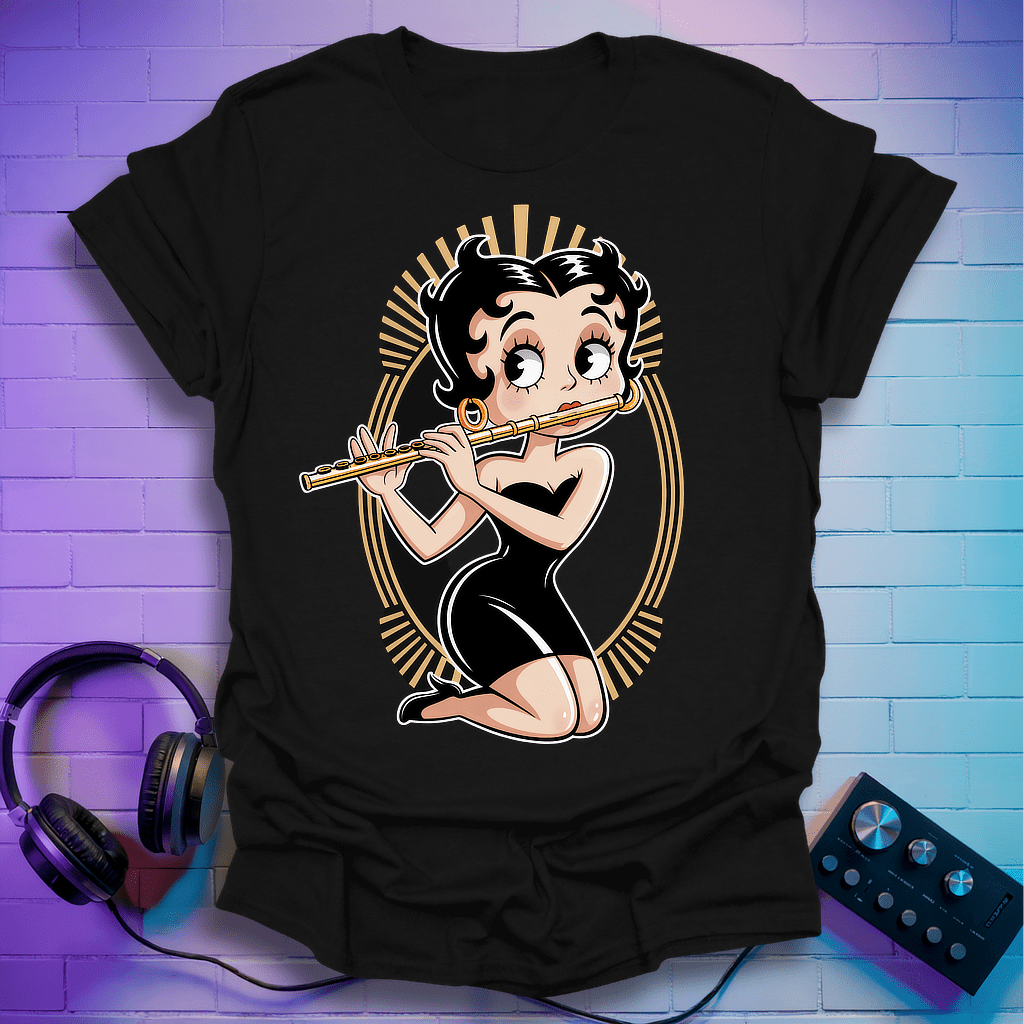 Betty on the Flute T-shirt