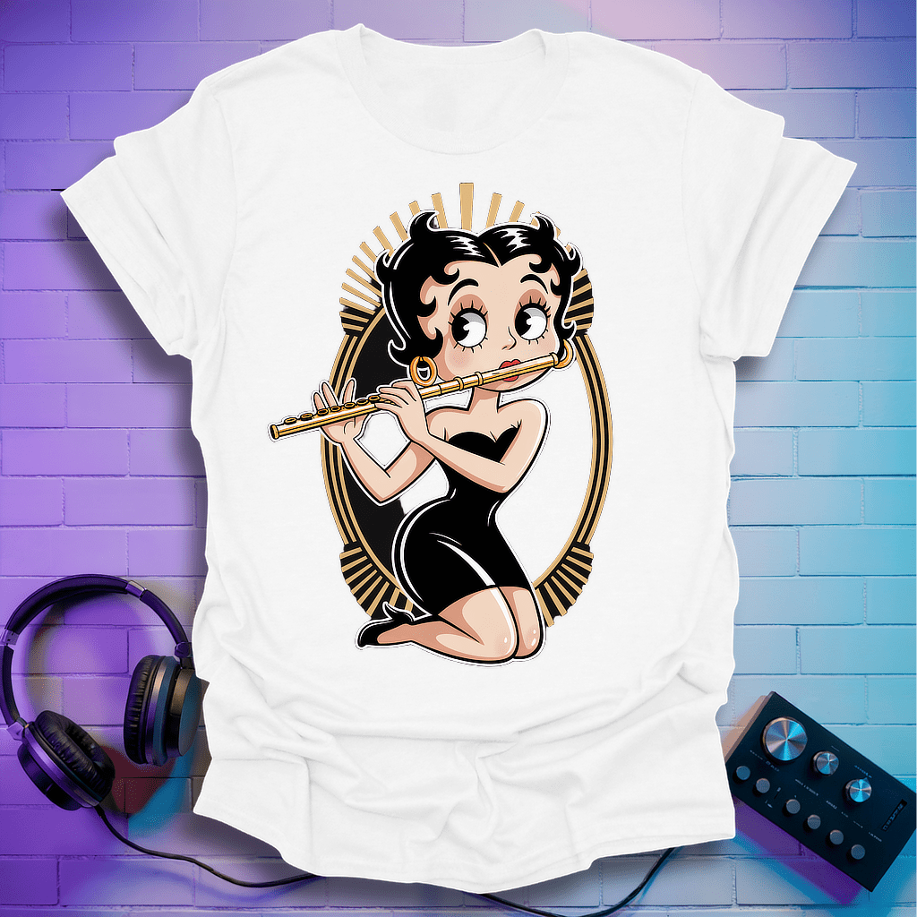 Betty on the Flute T-shirt