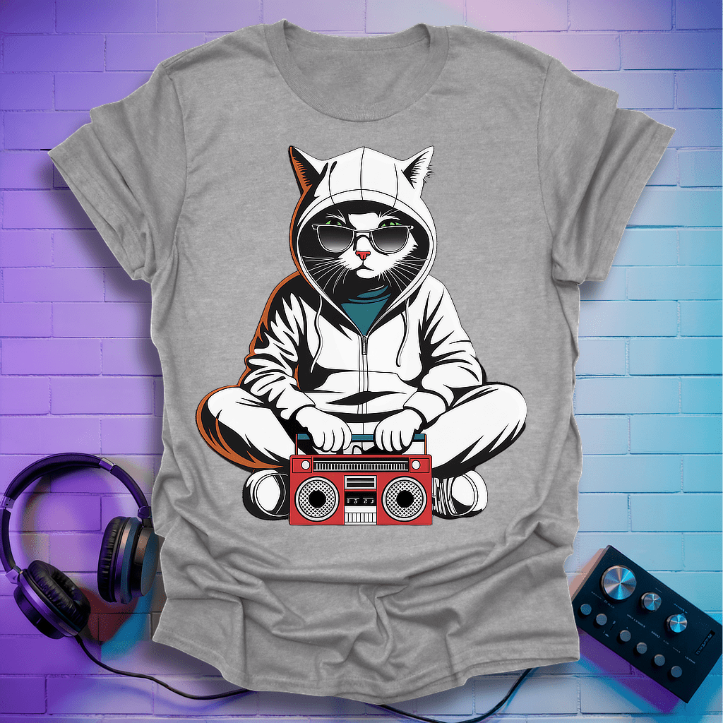 Hoodie Cat T-Shirt