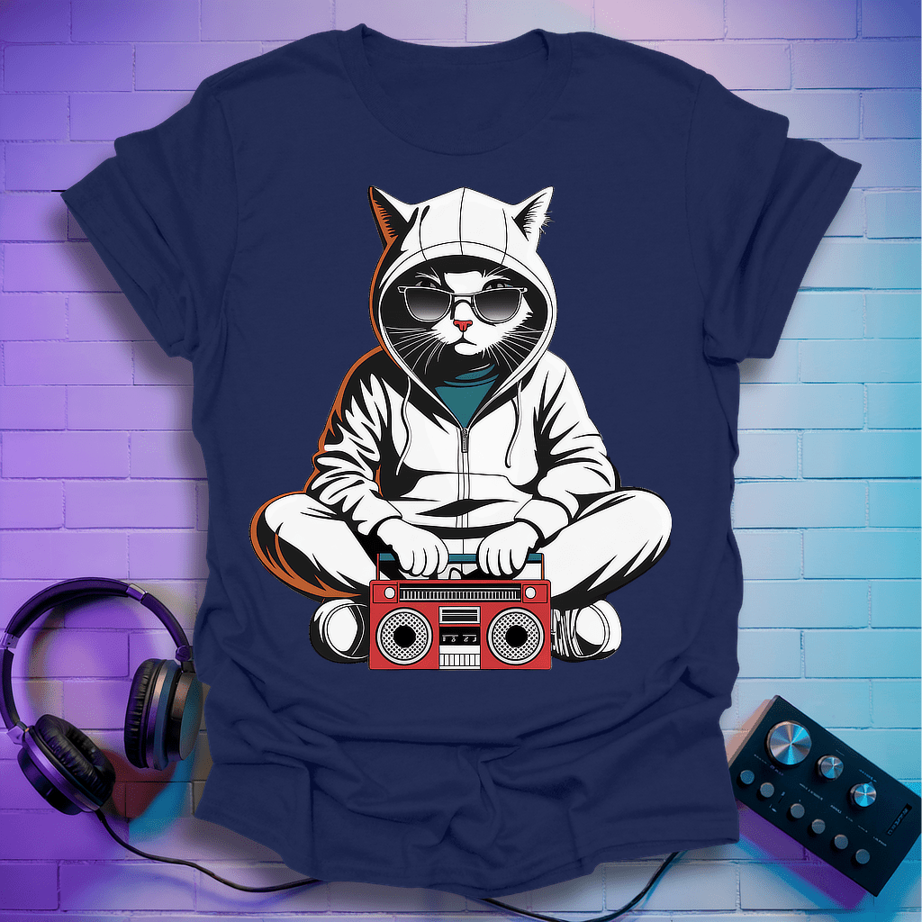 Hoodie Cat T-Shirt