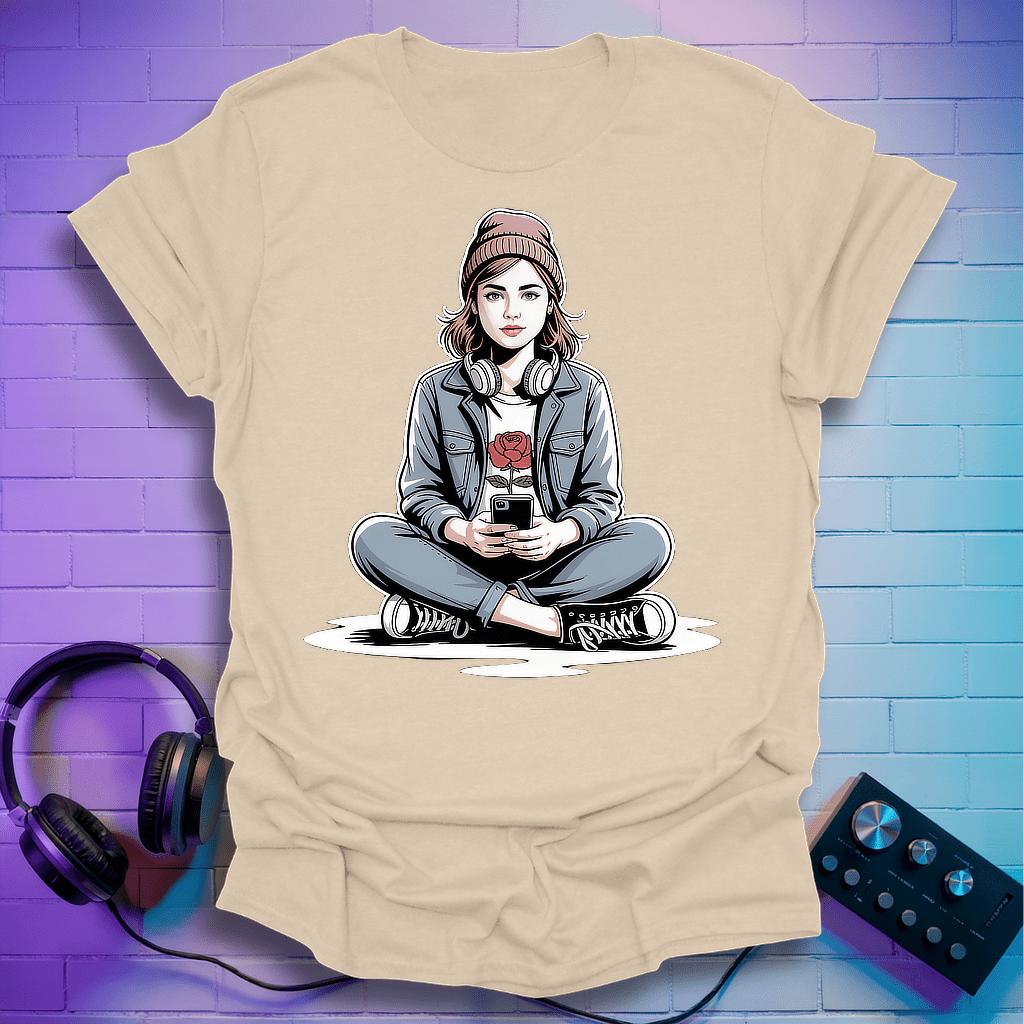 Hipster Girl Vibes T-Shirt