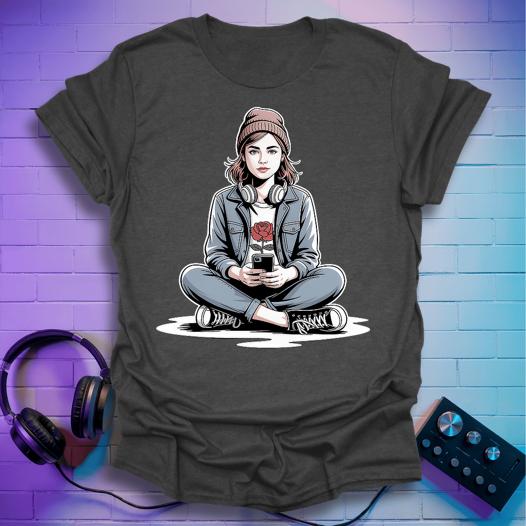 Hipster Girl Vibes T-Shirt