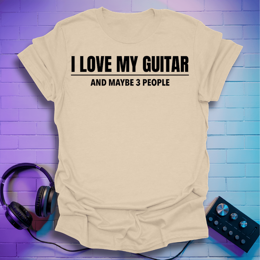 I Love My Guitar T-Shirt
