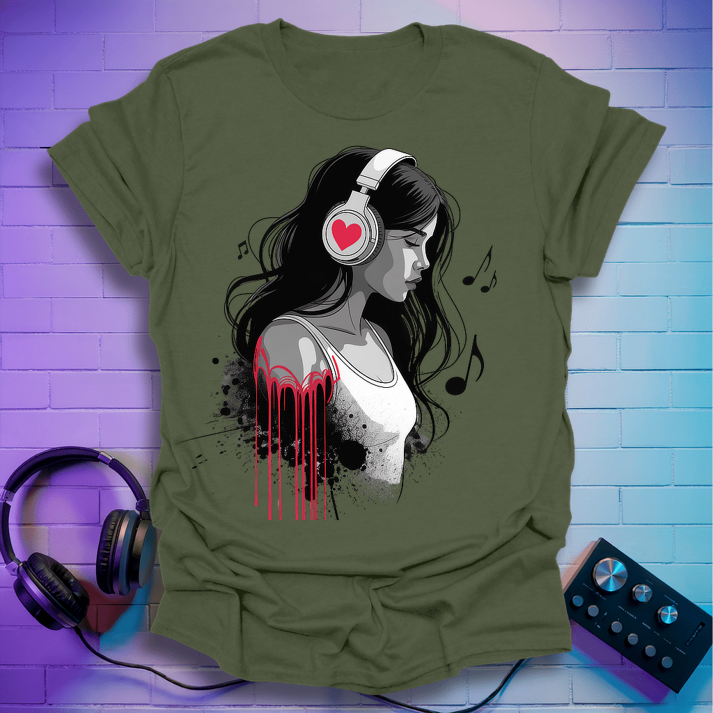 Heartbeats & Headphones T-Shirt
