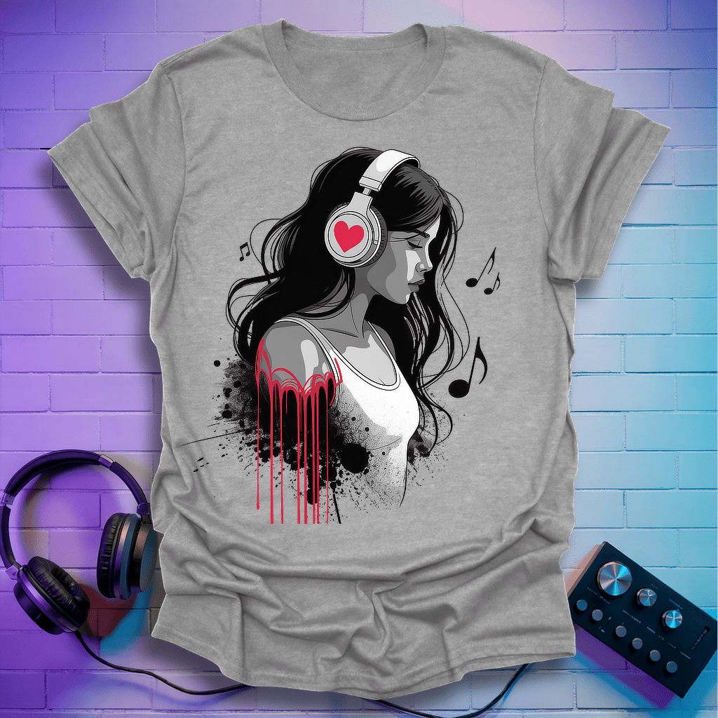 Heartbeats & Headphones T-Shirt