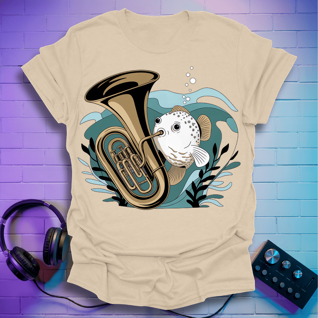 Tuba Blowfish T-Shirts