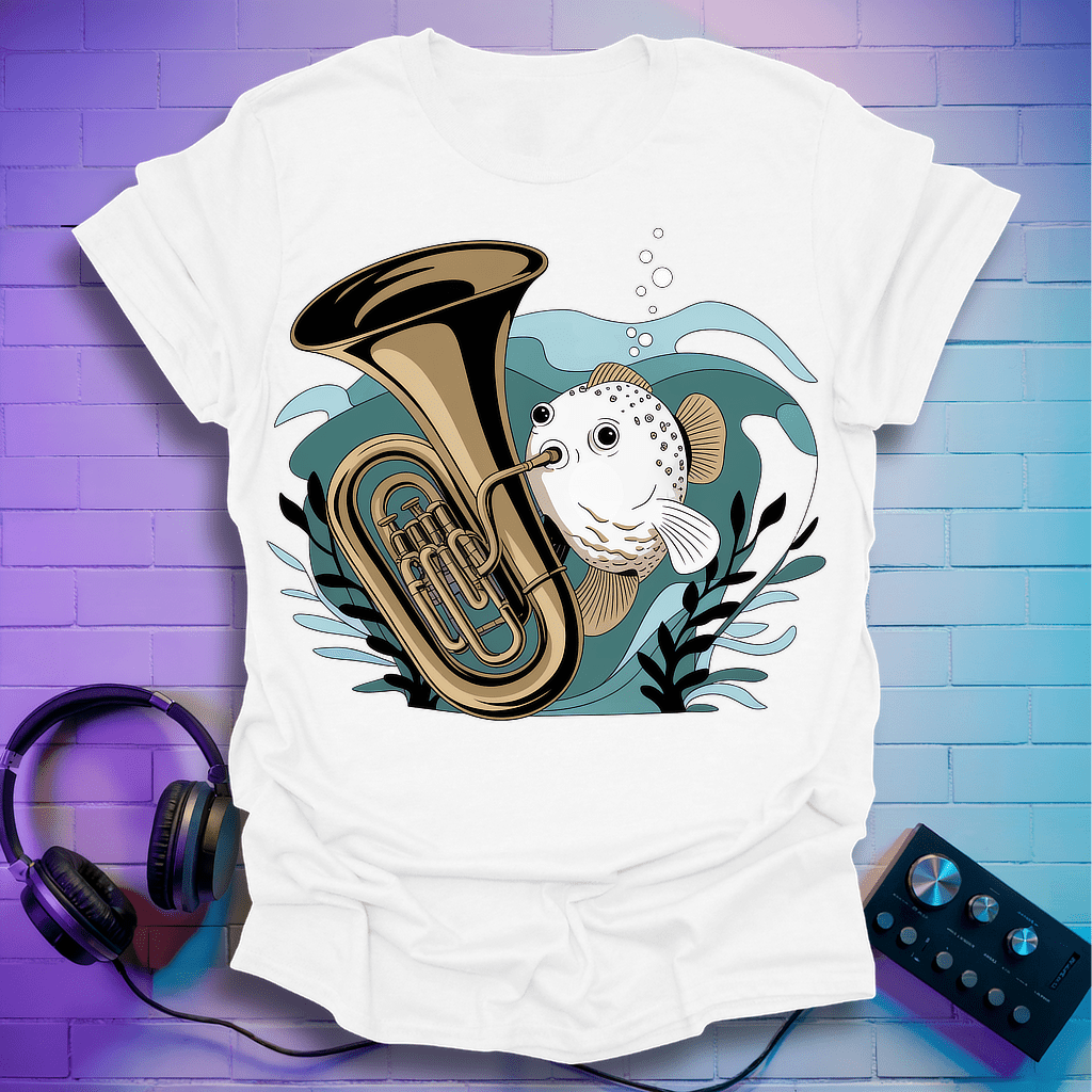 Tuba Blowfish T-Shirts