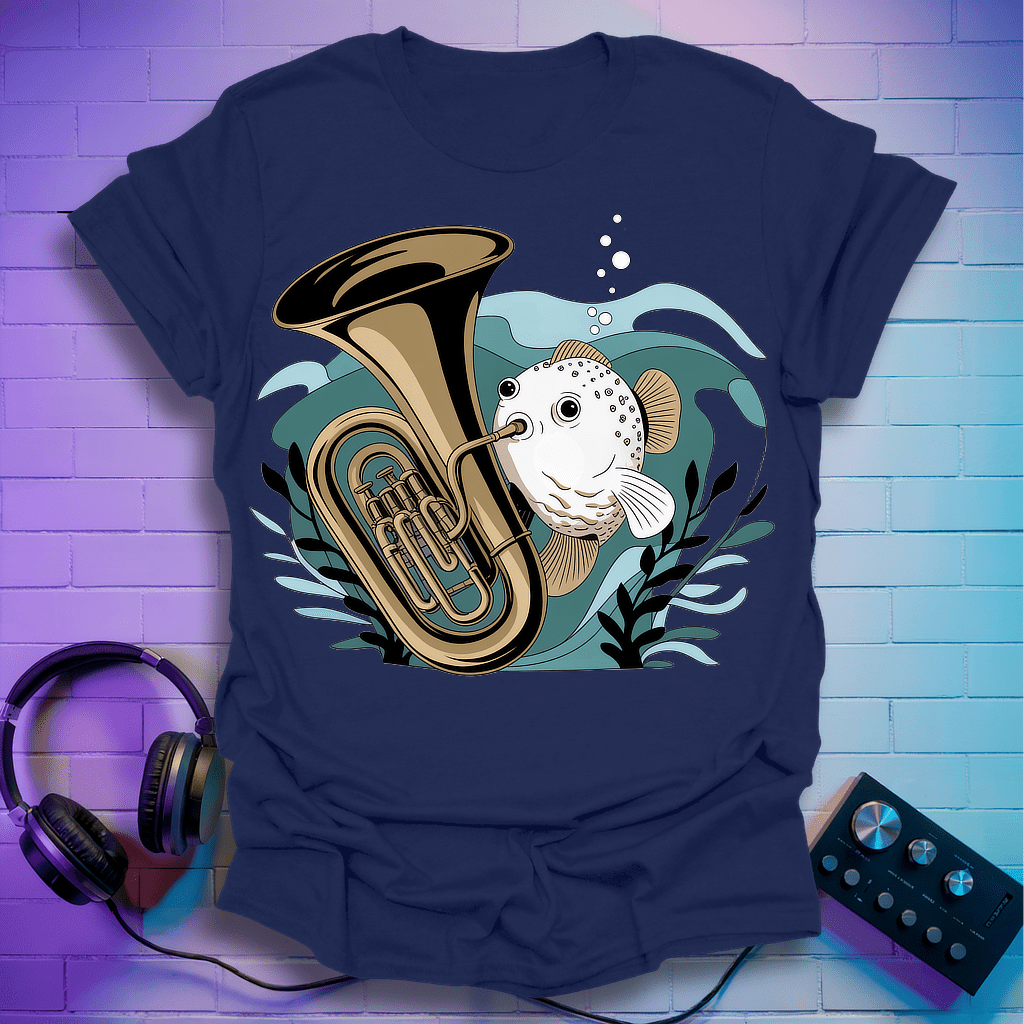 Tuba Blowfish T-Shirts