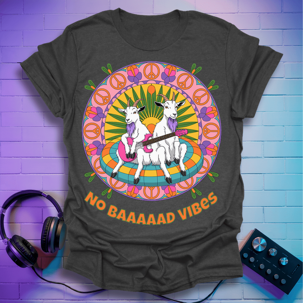 Psychedelic Guitar Goats T-Shirt