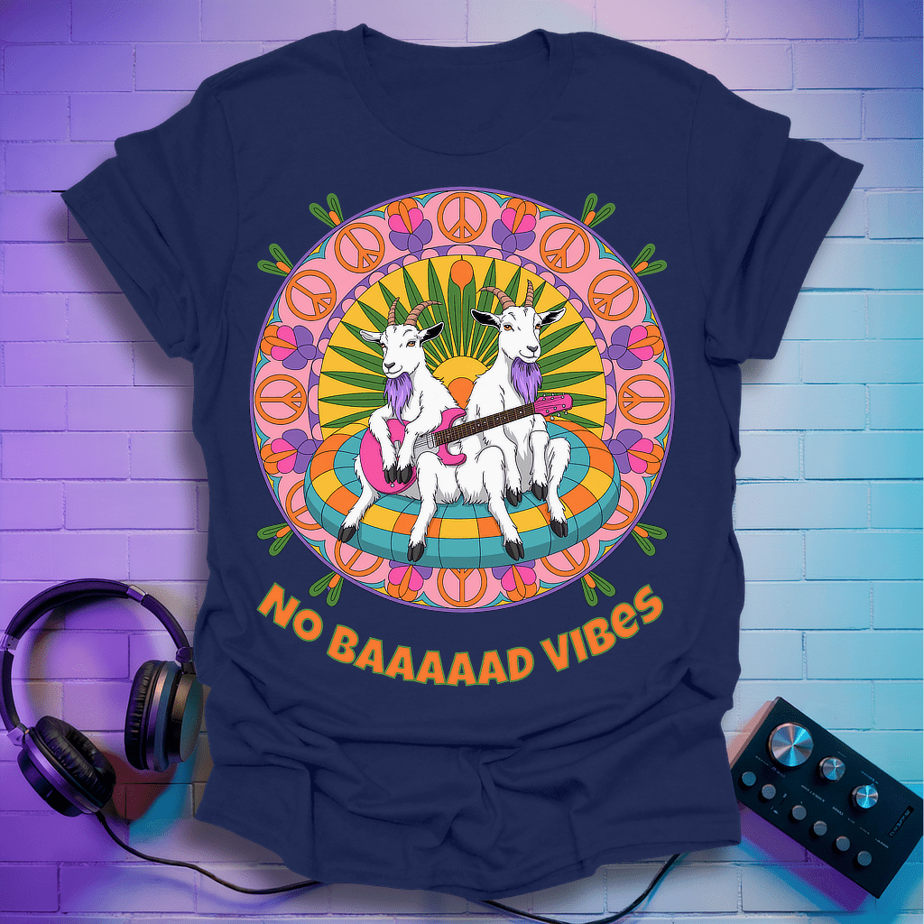 Psychedelic Guitar Goats T-Shirt