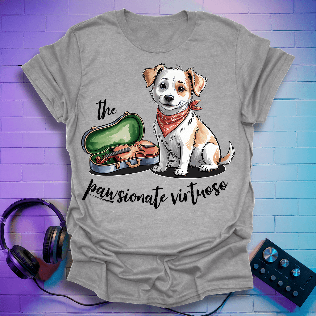 The Pawsionate Virtuoso T-Shirt
