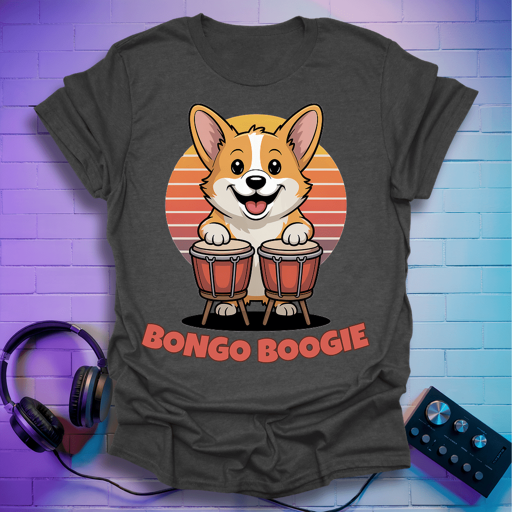 Bongo Boogie Corgi T-Shirt