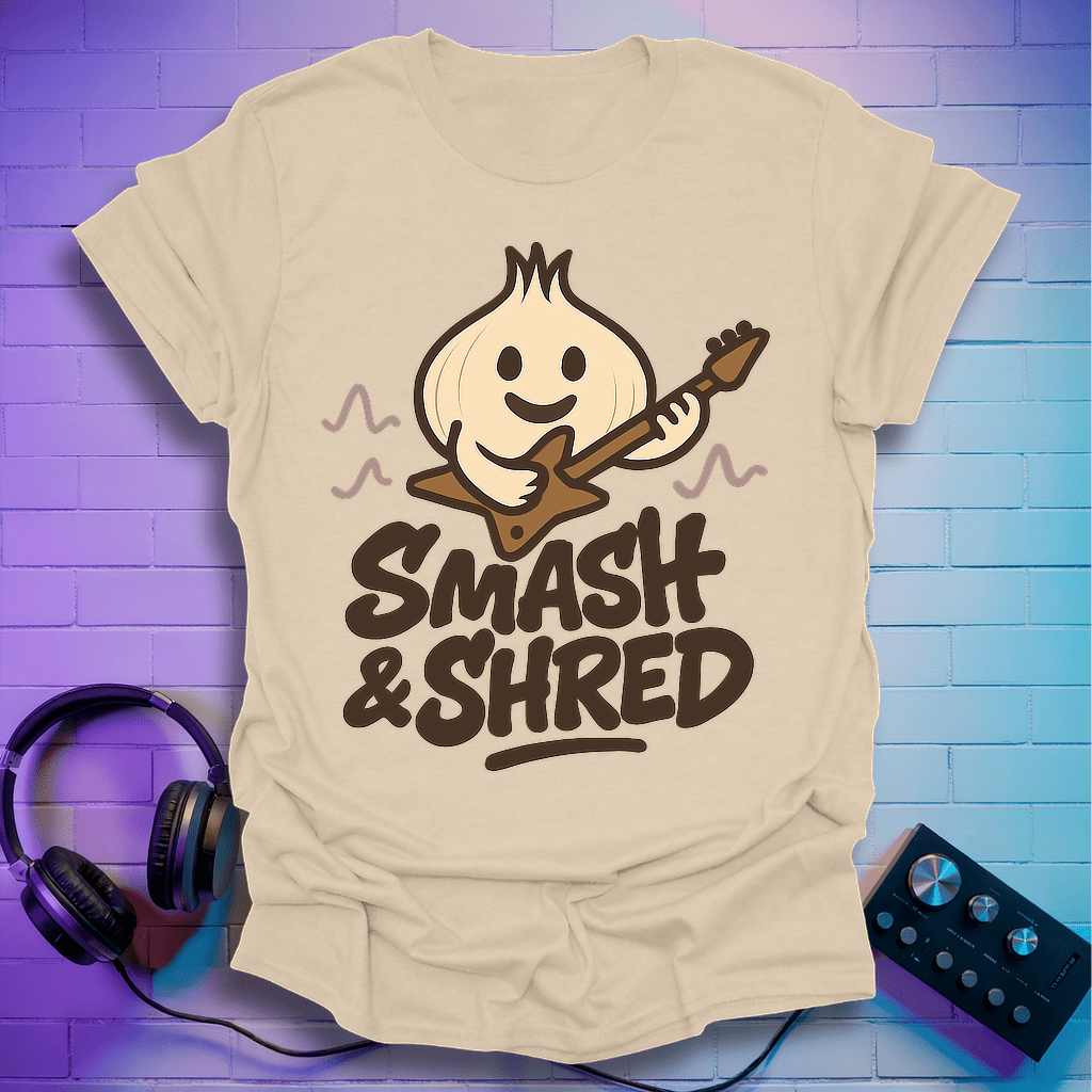 Smash & Shred Garlic Guitar T-Shirt
