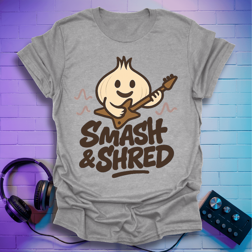 Smash & Shred Garlic Guitar T-Shirt