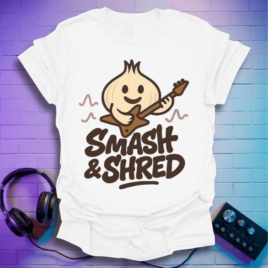 Smash & Shred Garlic Guitar T-Shirt
