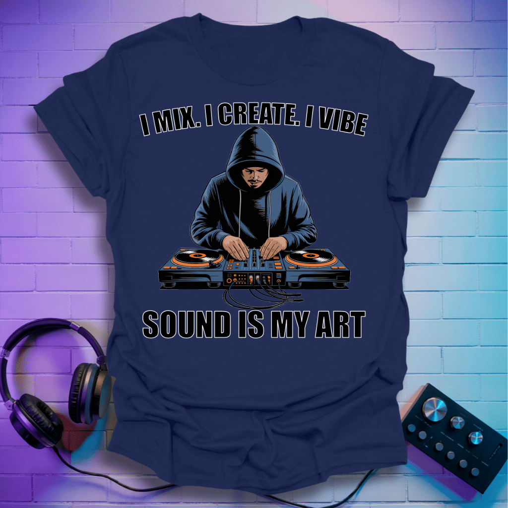 I Mix. I Create. I Vibe - Men's T-Shirt