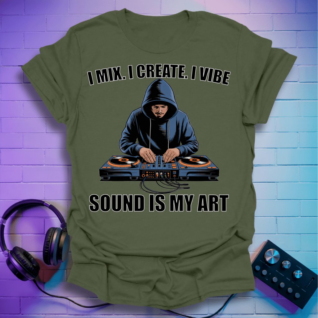 I Mix. I Create. I Vibe - Men's T-Shirt
