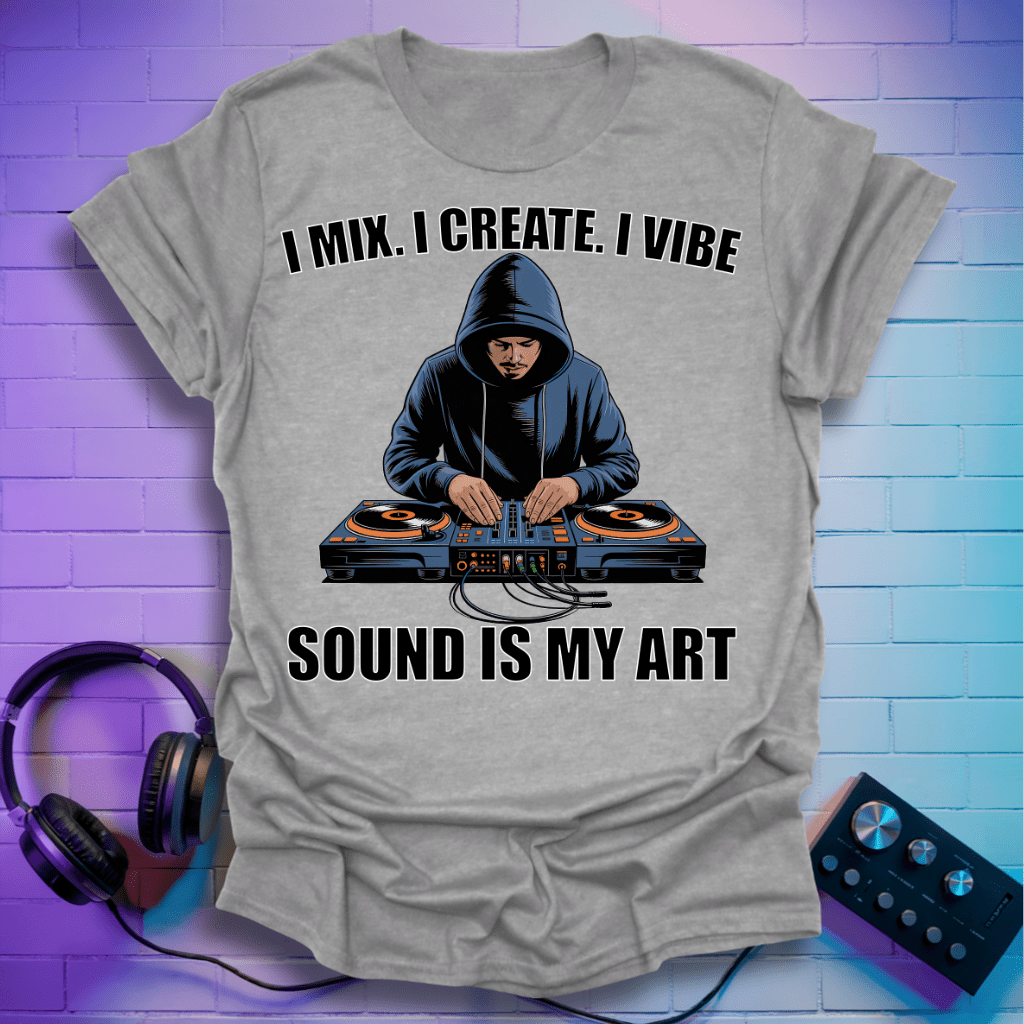 I Mix. I Create. I Vibe - Men's T-Shirt