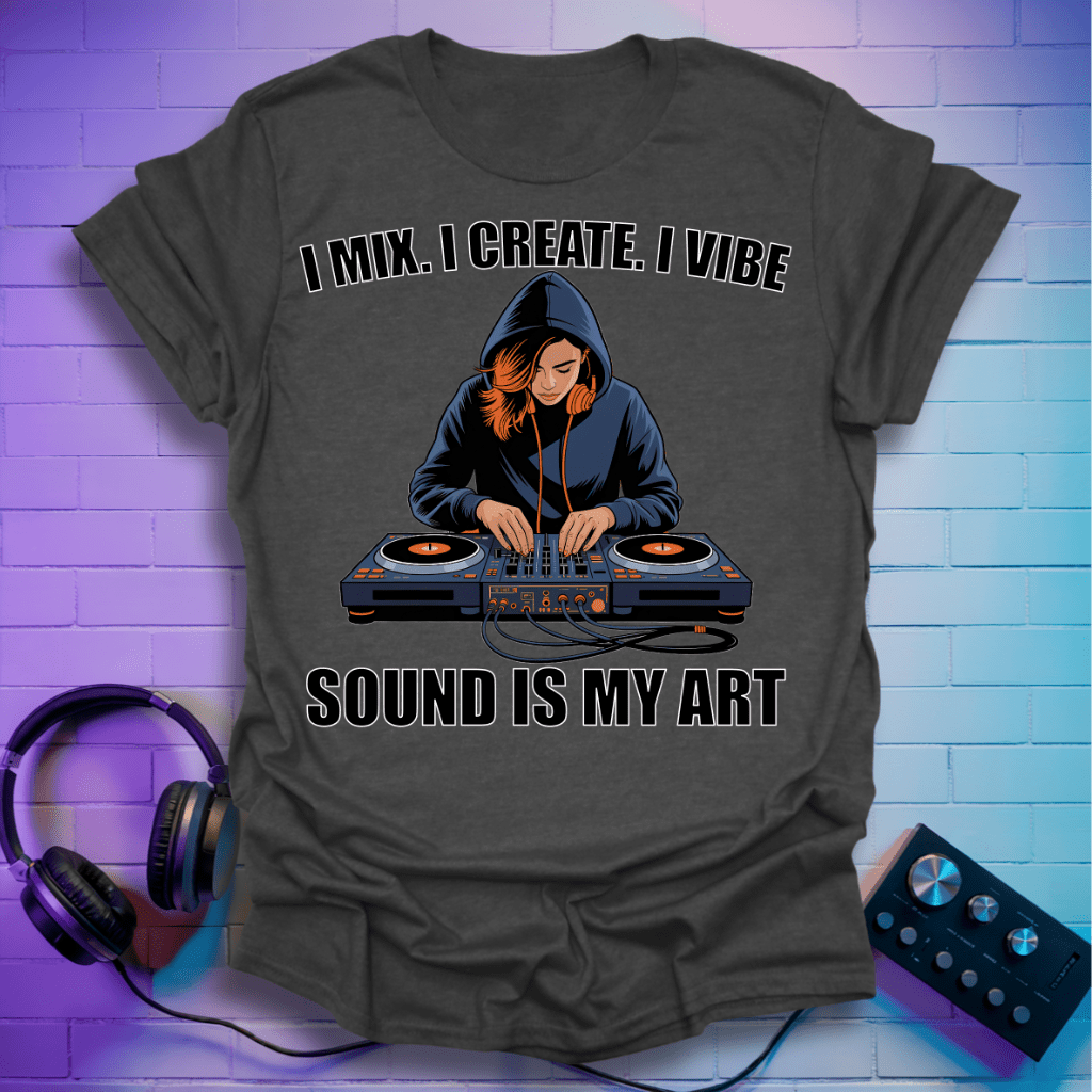 I Mix. I Create. I Vibe - Ladies T-Shirt