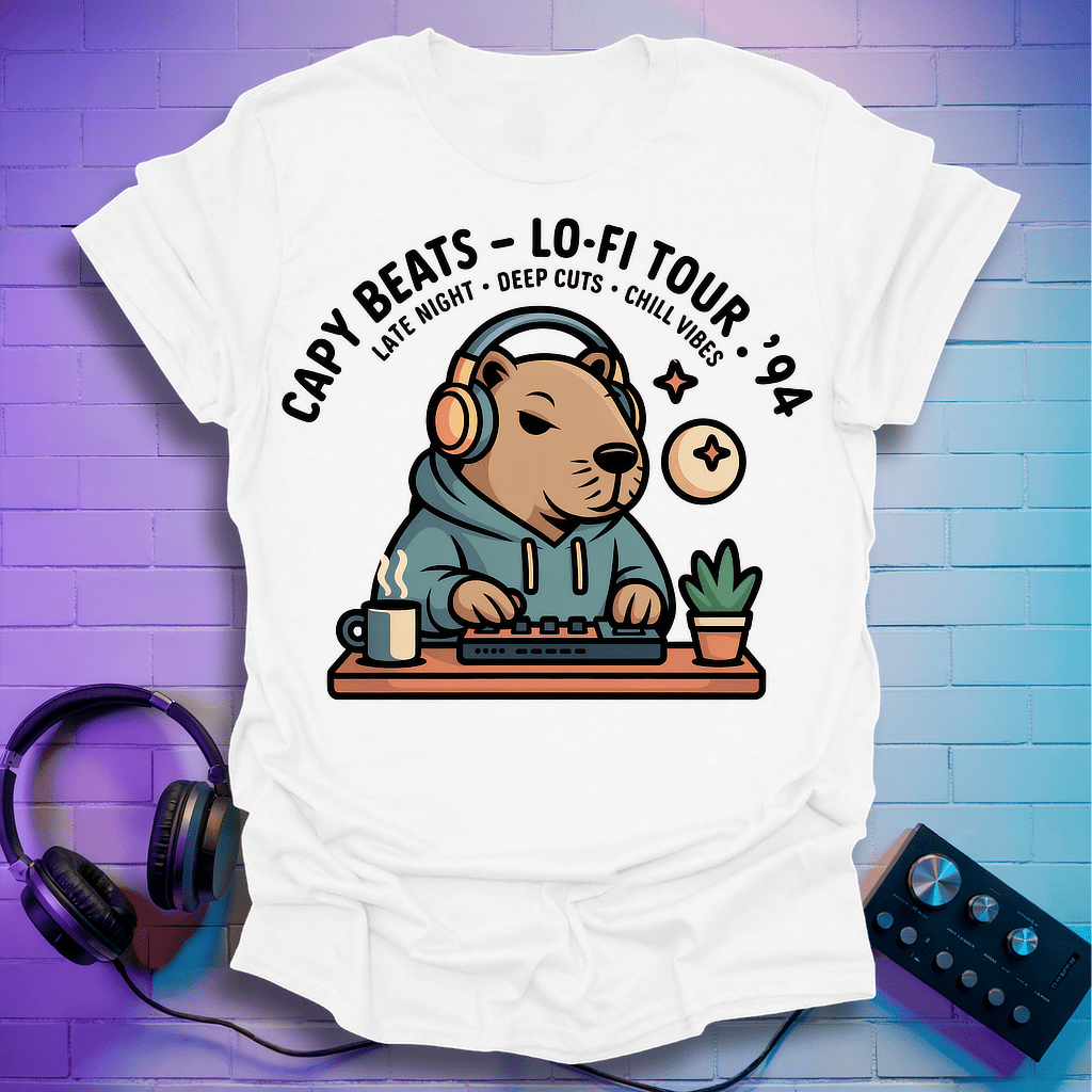 Capy Rodent Beats T-Shirt