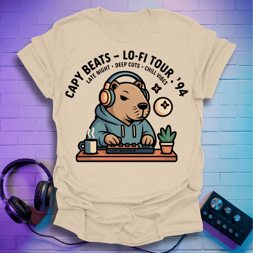 Capy Rodent Beats T-Shirt