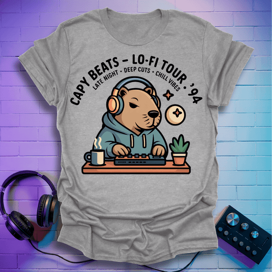 Capy Rodent Beats T-Shirt