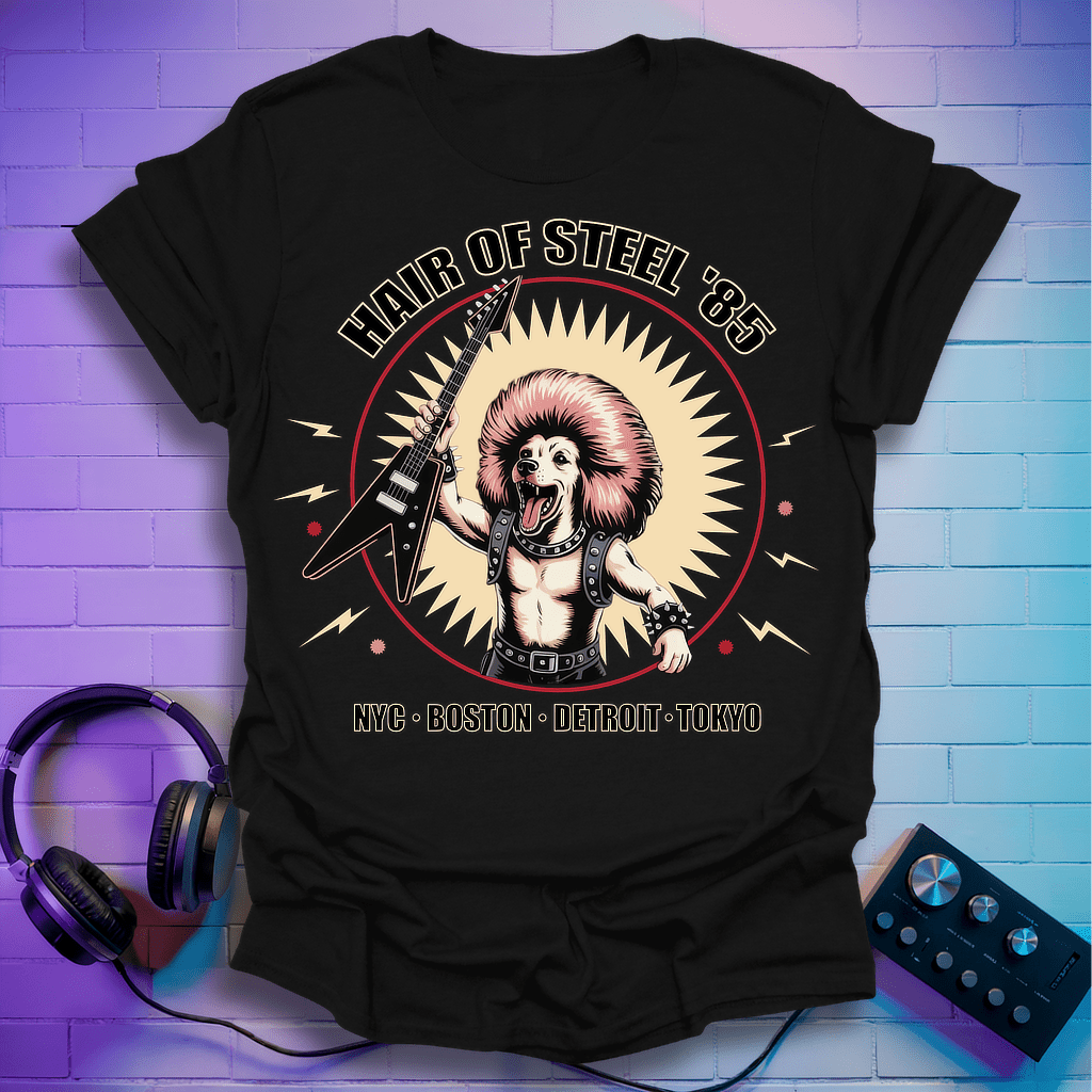 Hair of Steel β Poodle Tour β87 T-Shirt