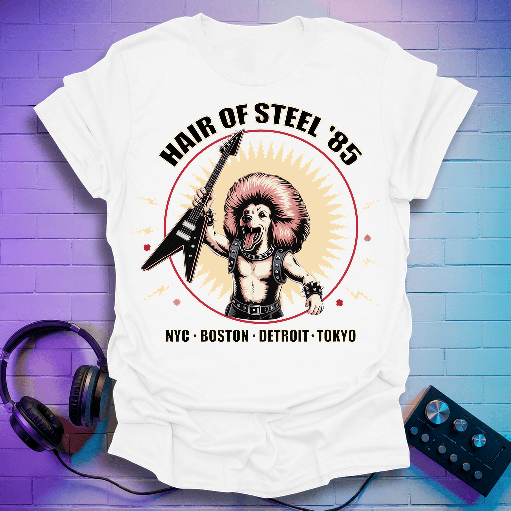 Hair of Steel β Poodle Tour β87 T-Shirt