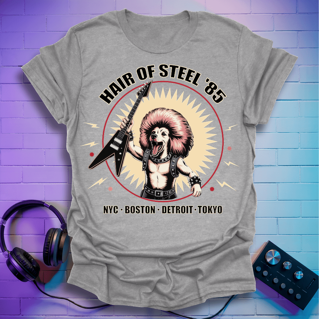 Hair of Steel β Poodle Tour β87 T-Shirt