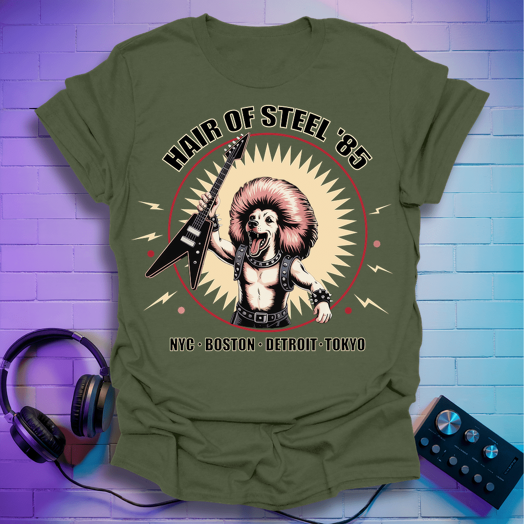 Hair of Steel β Poodle Tour β87 T-Shirt