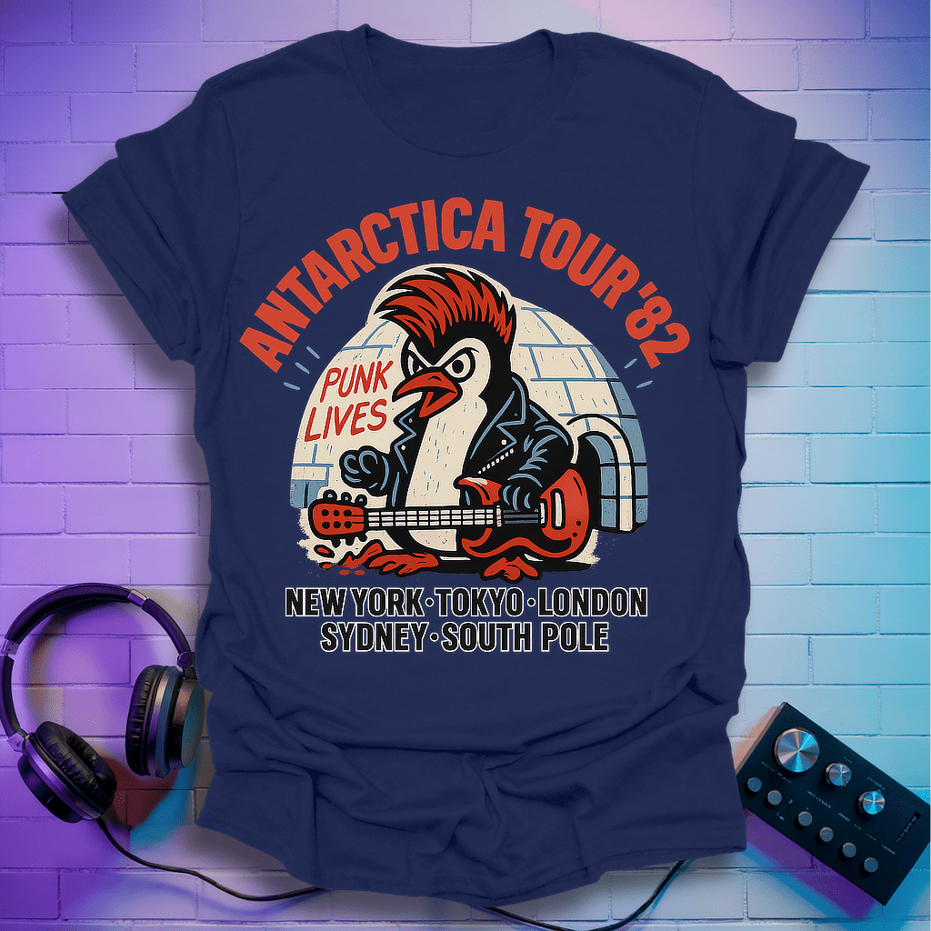 Antarctica Tour ’82 Penguin T-Shirt