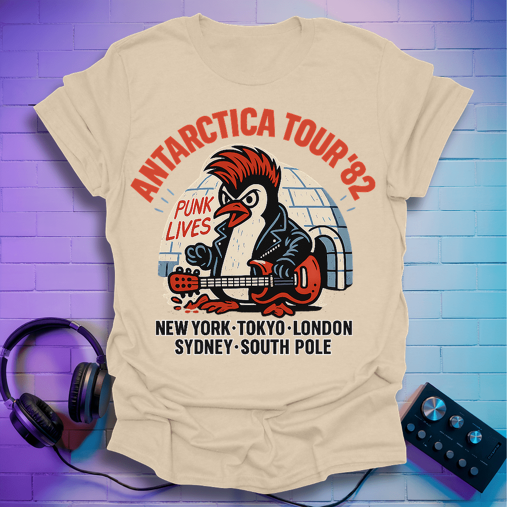 Antarctica Tour ’82 Penguin T-Shirt