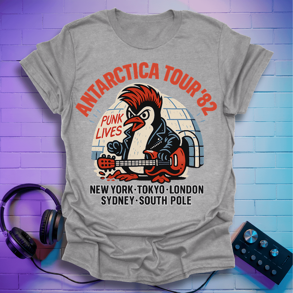 Antarctica Tour ’82 Penguin T-Shirt