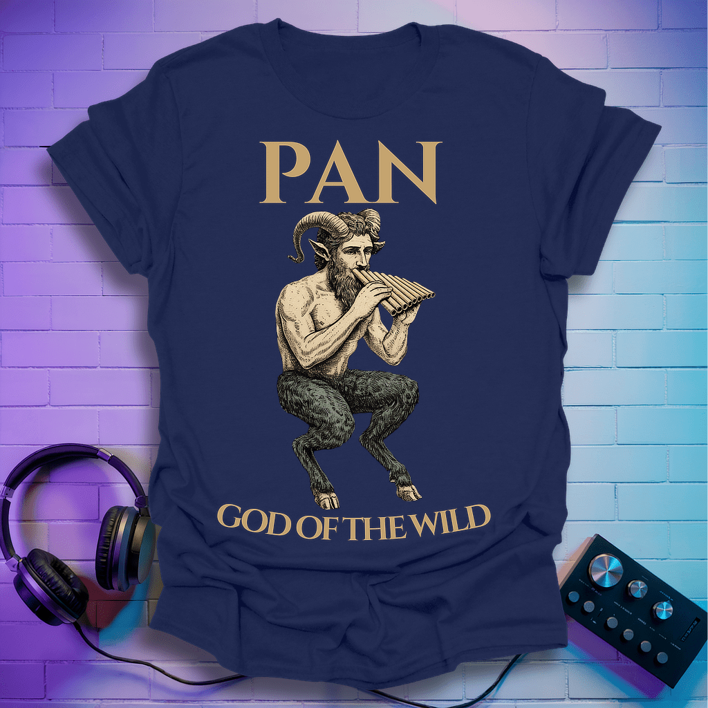 Retro Pan God Flute T-Shirt