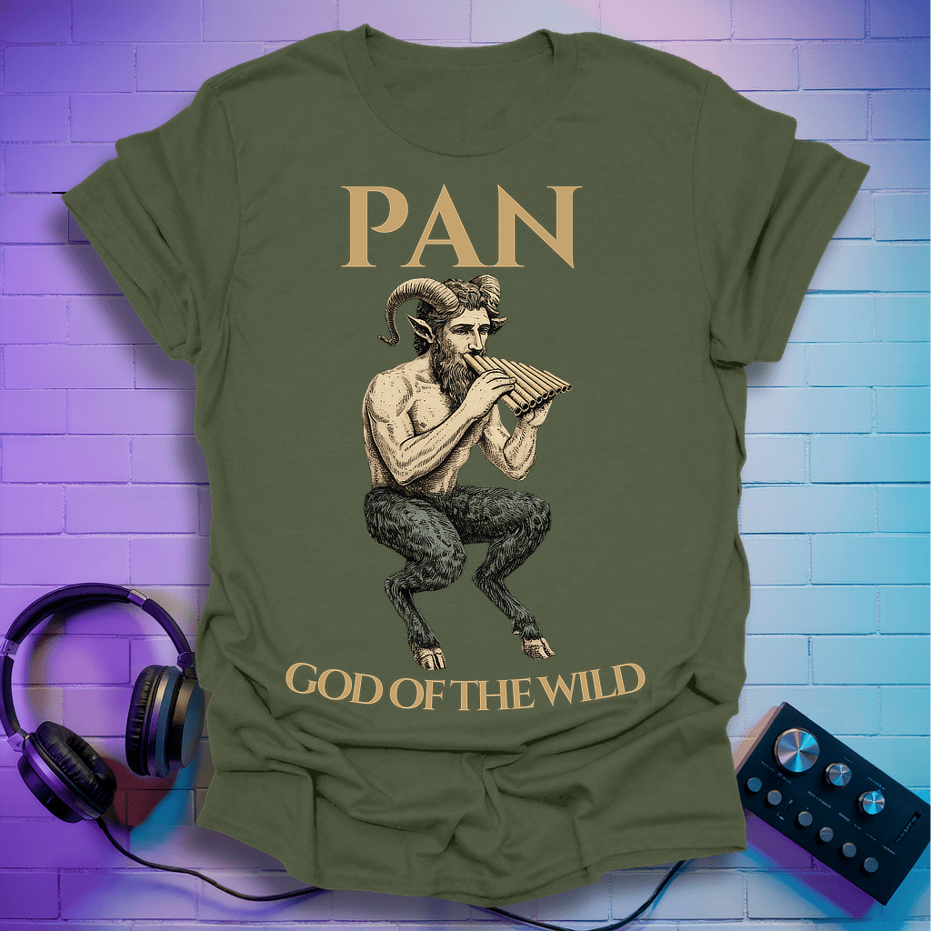Retro Pan God Flute T-Shirt