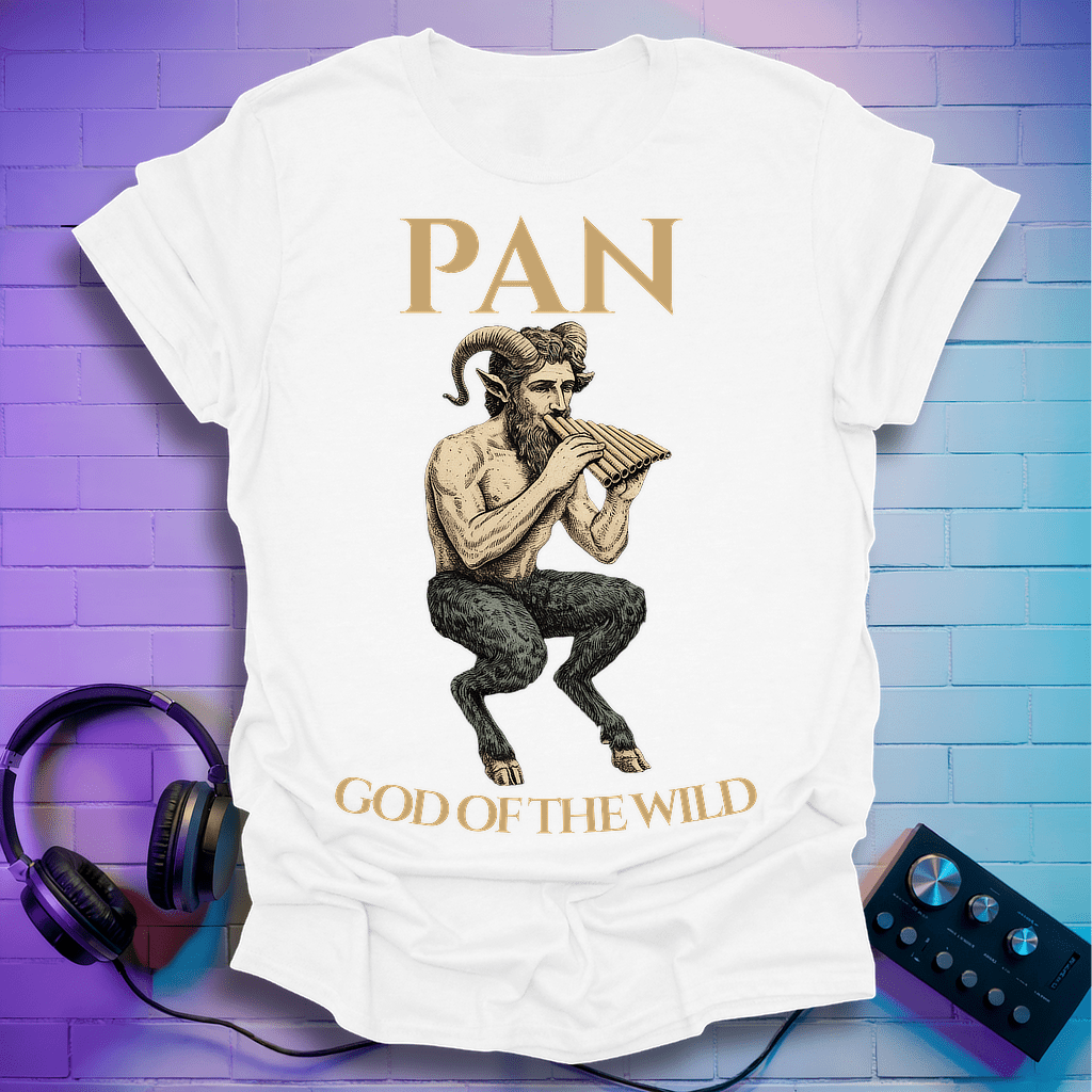 Retro Pan God Flute T-Shirt