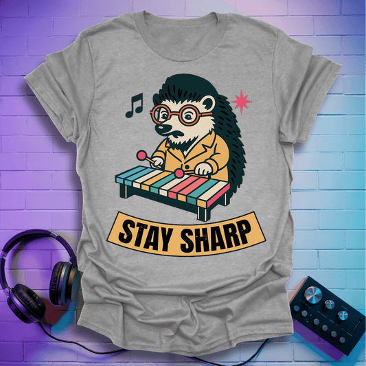 Porcupine Xylophone Beatnik T-Shirt