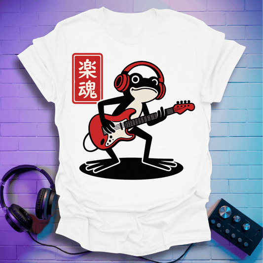 Ribbit and Roll β Frog Playing Guitar T-Shirt
