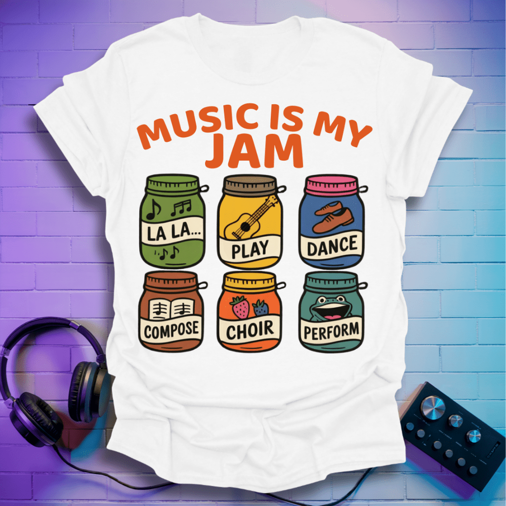 Music Is My Jam - T-Shirt