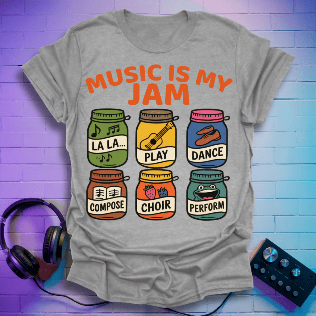 Music Is My Jam - T-Shirt