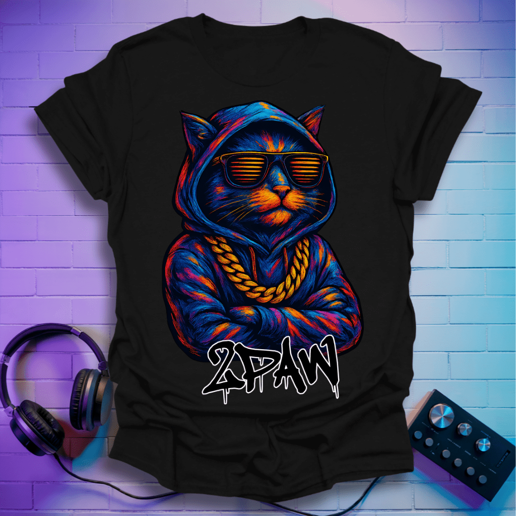 2PAW Cat Hoodie T-Shirt
